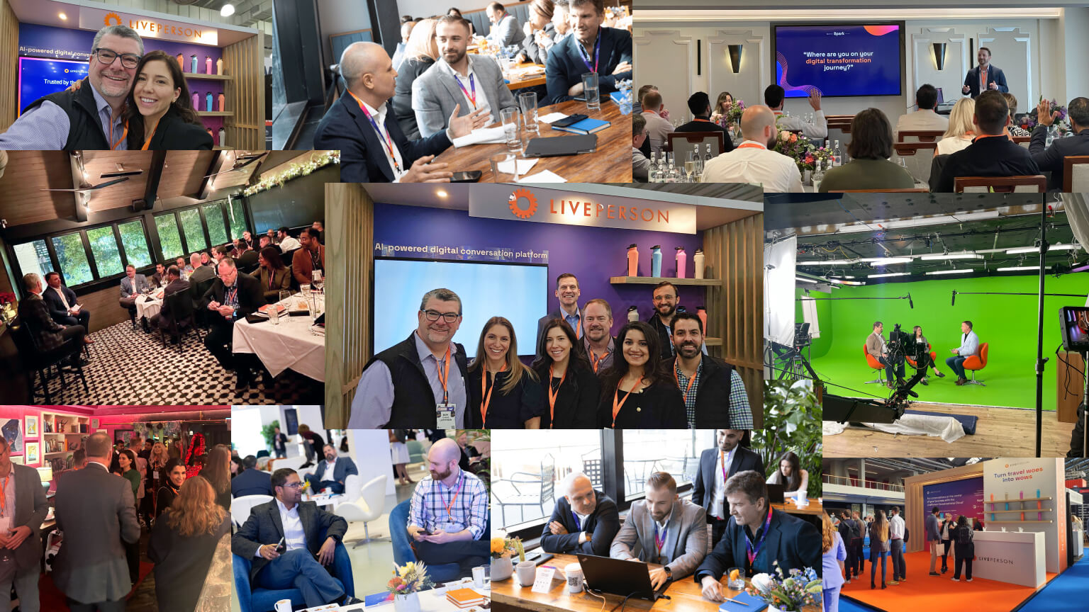 LivePerson event collage