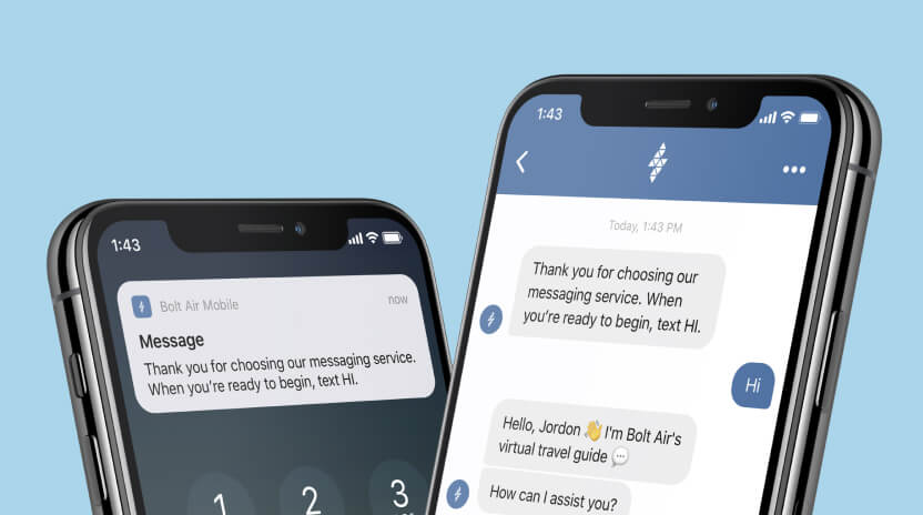customer service chatbot for travel industry example