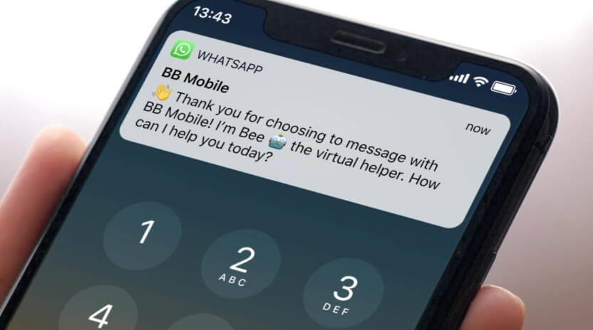 WhatsApp proactive messaging