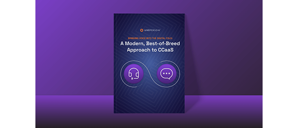 Cover of the voice-to-digital playbook on improving omnichannel customer engagement