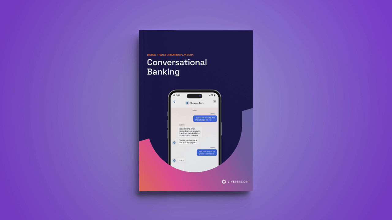 cover of the Conversational Banking playbook