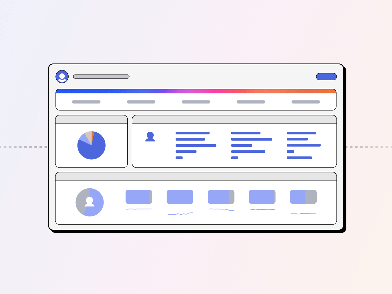 dashboard illustration for the conversation analytics tools